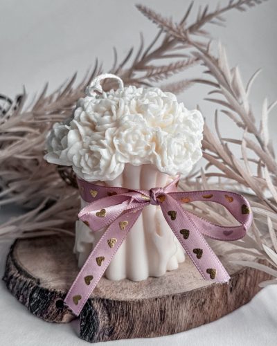 Órási Virágcsokor Szójagyertya