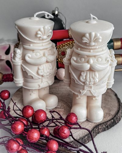 Órási Diótörő Figura Szójagyertya
