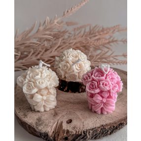 Virág Csokor Szójagyertya