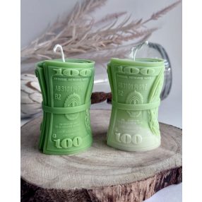 Pénzköteg Szójagyertya