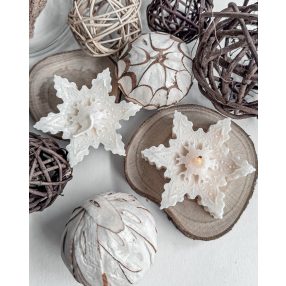 Hópihe - Snowflake Szójagyertya